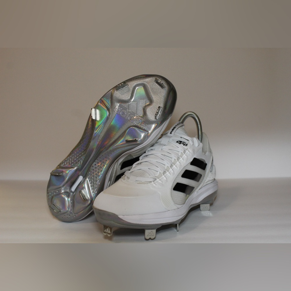 ADIDAS PureHustle 2 ELITE Women's Softball Cleats White/Black Size W 6.5 US NEW! - Picture 7 of 8